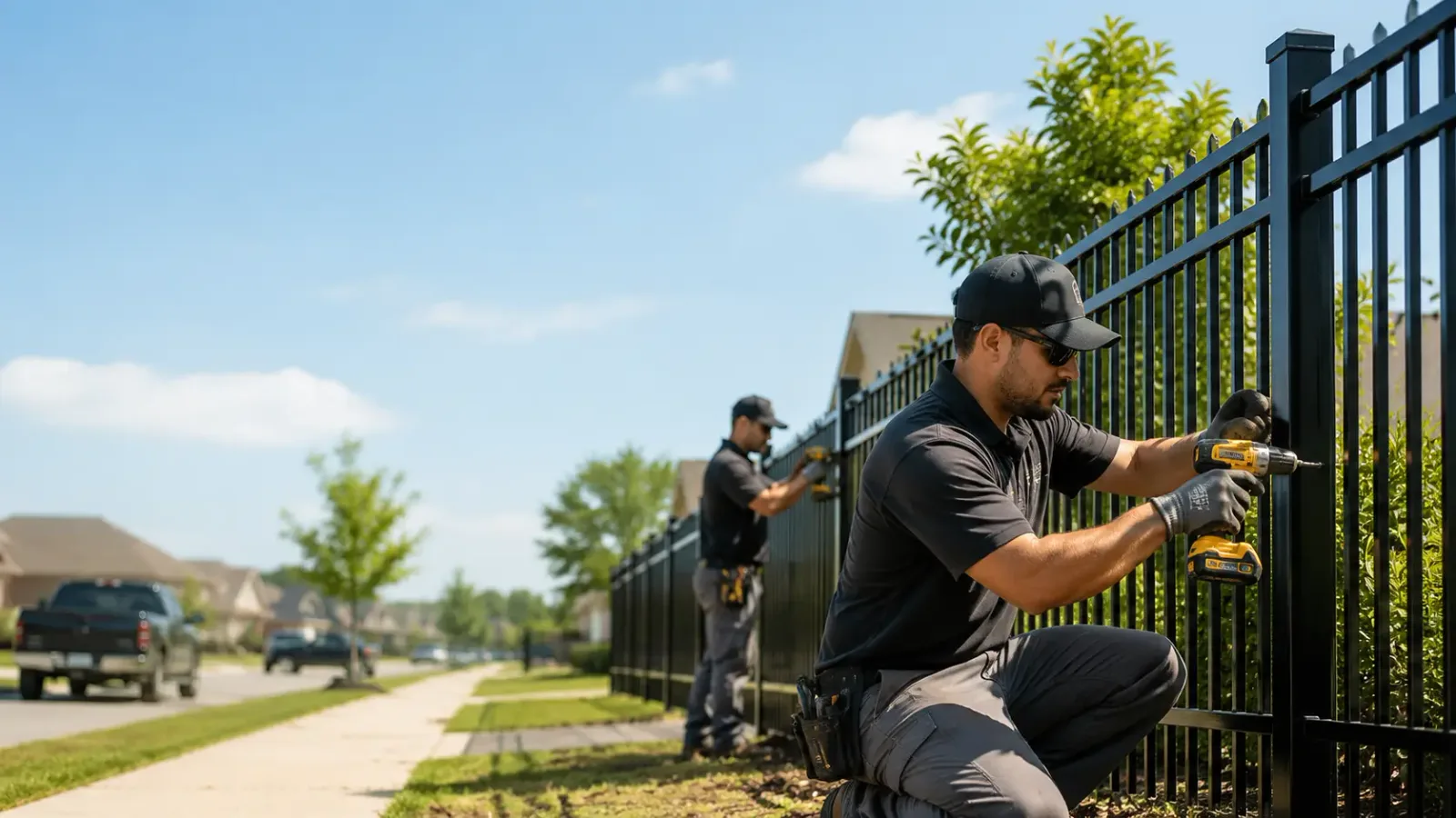 Metal Fence Installation in New Boston, MI